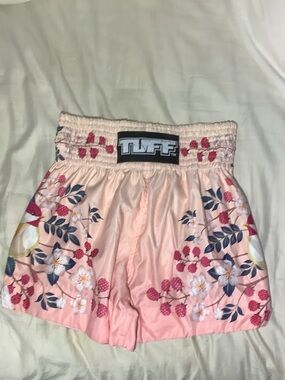 Pink Sakura Muay Thai Shorts for Women